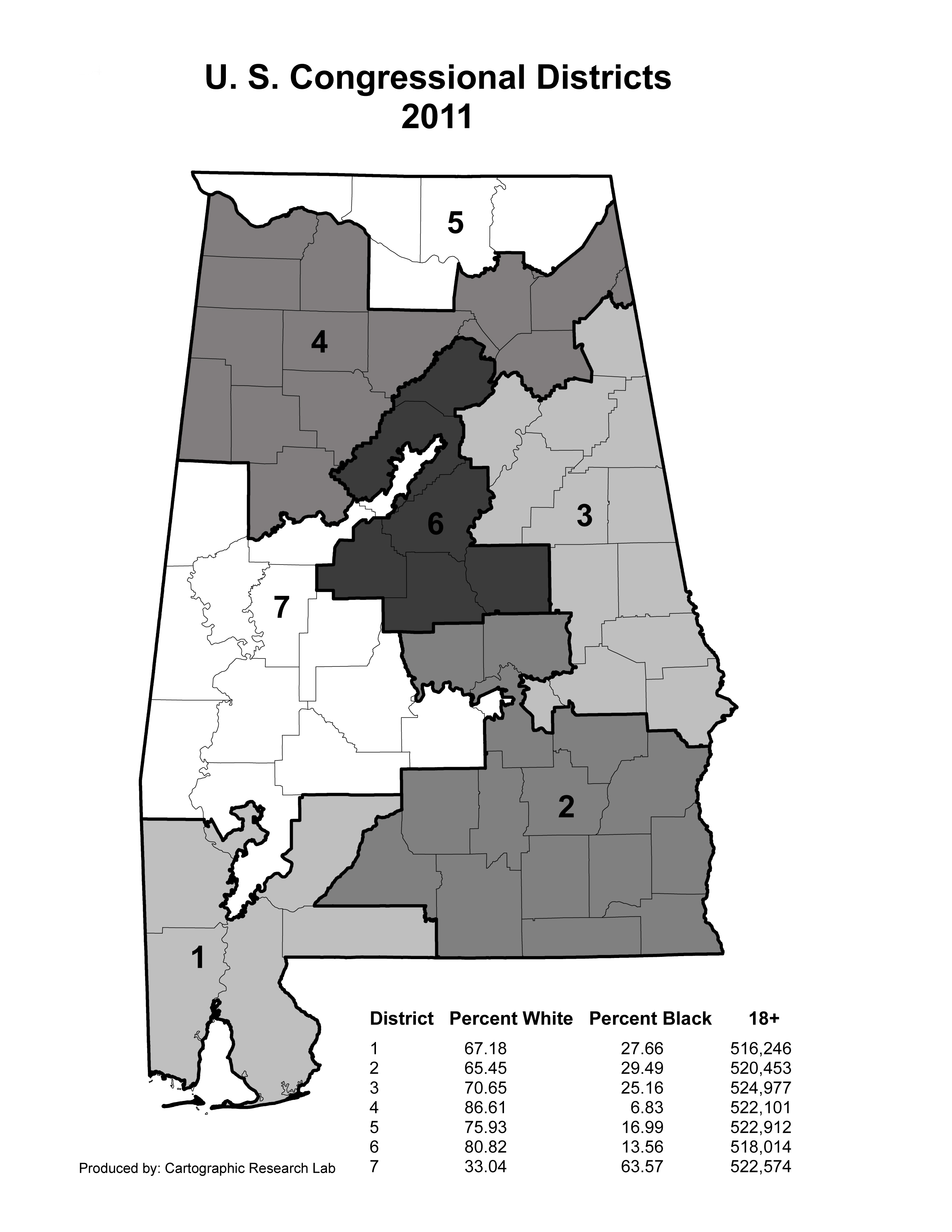 Alabama Maps - Politics